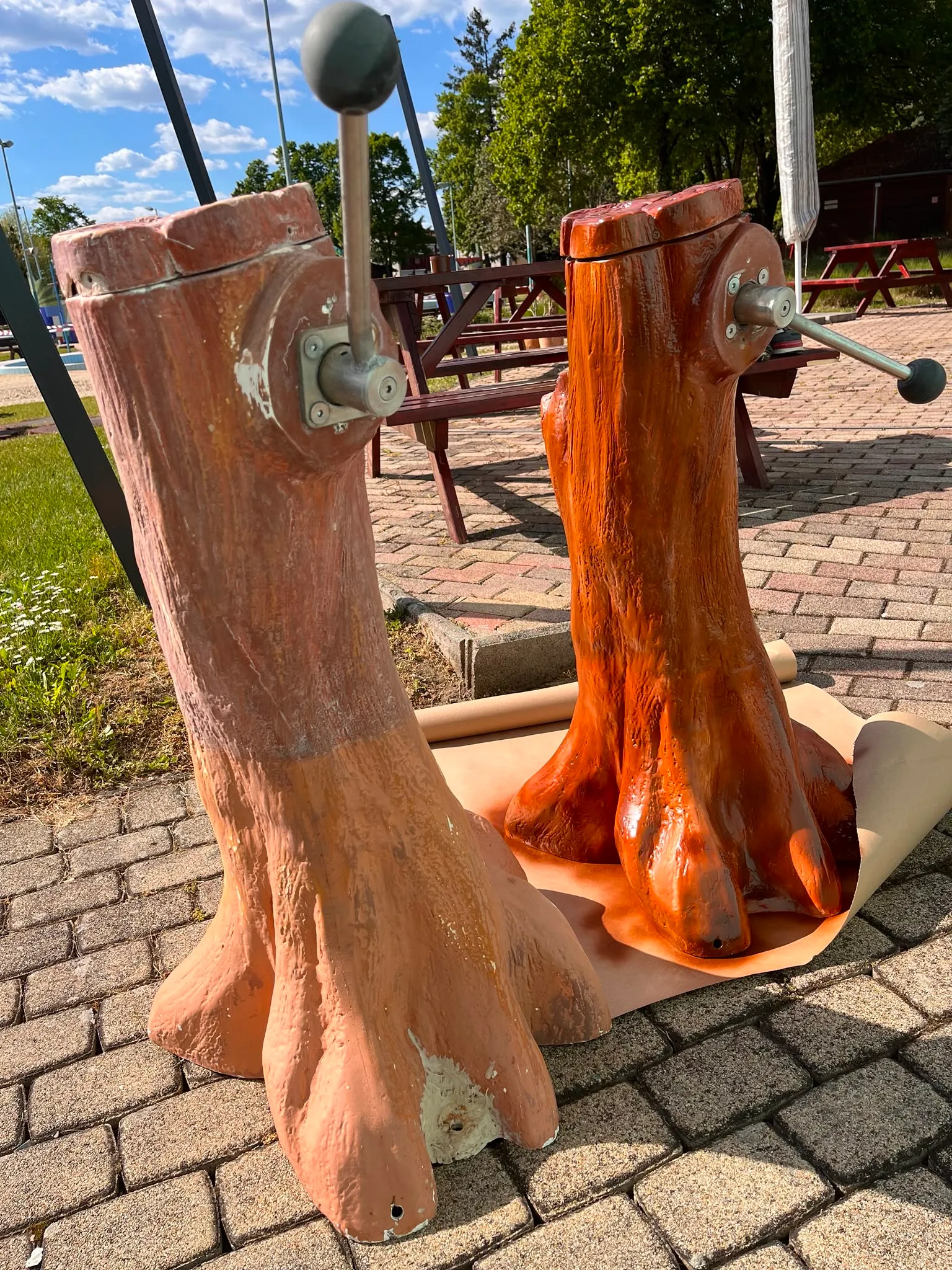 Vízicsúszda építése RTM technológiával, Spraypark kivitelezés